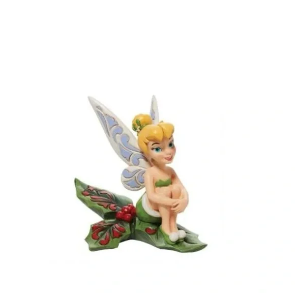 Disney Tinkerbell Sitting On Holly - Picture 9 of 9
